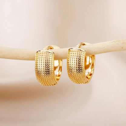 Gold Small Hoop Earrings Women Stainless Steel Silver Trend Jewelry