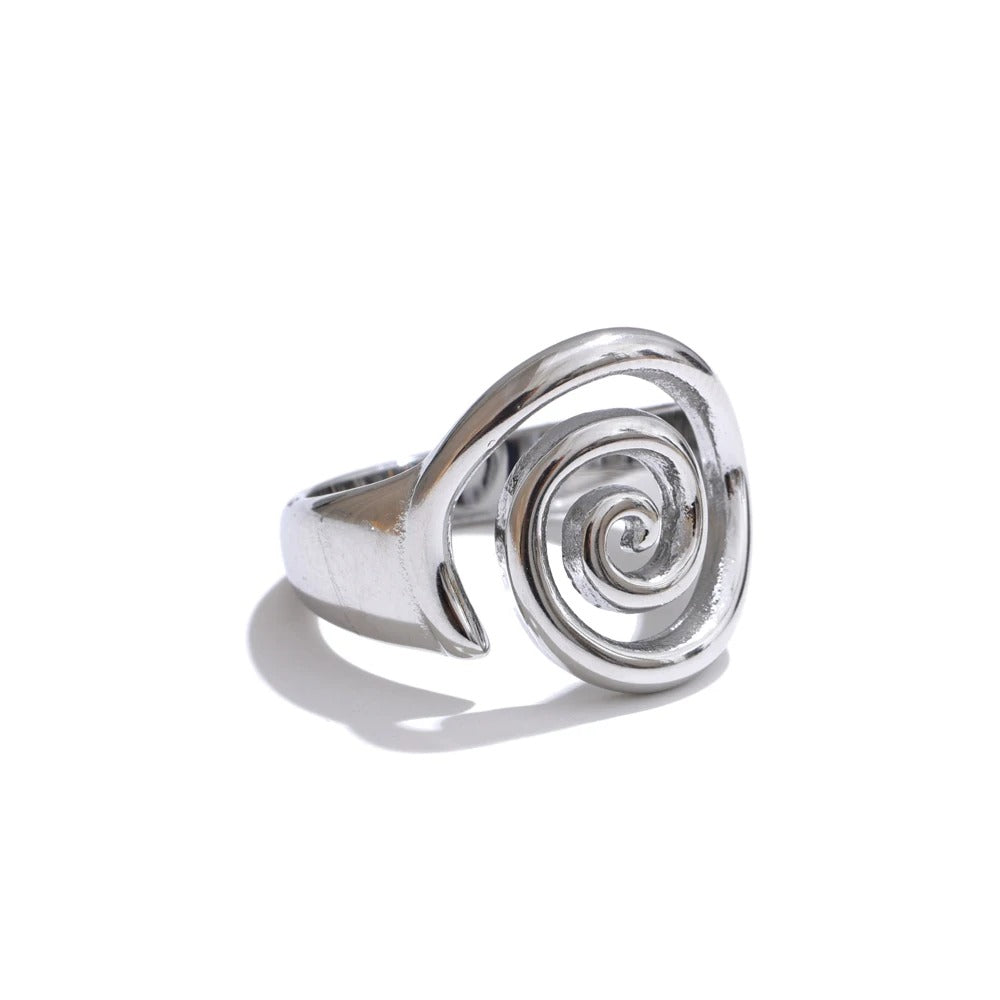 Trendy Ocean Series Ring Casting Fashion Charm Finger Jewelry Accessories Real Gold Plated for Women