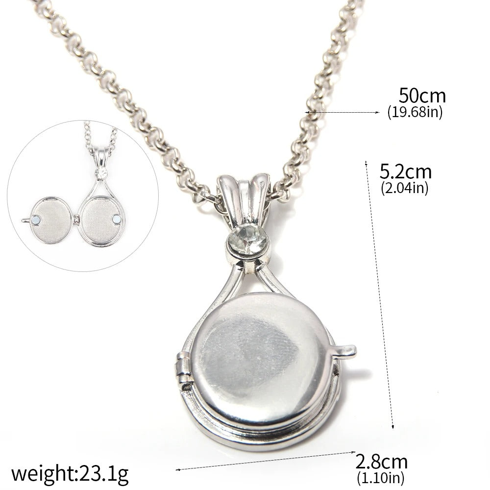 TV Show H2O Just Add Water Cosplay Necklace Mermaid Locket Pendant Necklace for Women Men Choker Jewelry Gift