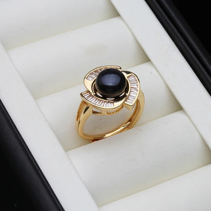 Women’s Natural Pearl Ring Wedding & Mother Gift