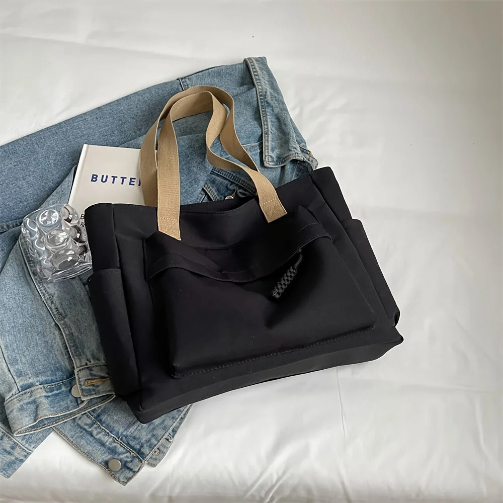 Foldable Nylon Tote Bag Women’s Shoulder & Handbag for Work