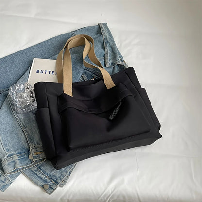 Foldable Nylon Tote Bag Women’s Shoulder & Handbag for Work