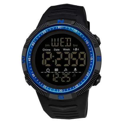 SANDA 6014 Top Brand Waterproof Men Watch Multifunctional Luminous Digital Wristwatch Outdoors Sports Student Watches Fashion