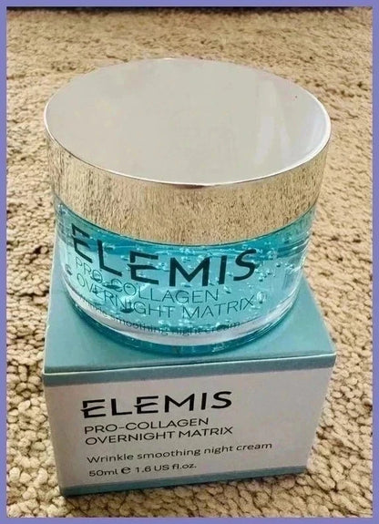 NEW Elemis Pro-Collagen Overnight Matrix 1.6 oz / 50ml Anti-Wrinkle Night Cream