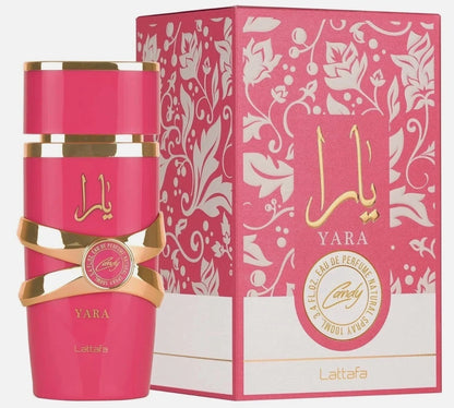Lattafa Perfumes Yara Candy Eau de Parfum for Women 100ml / 3.4oz Pink