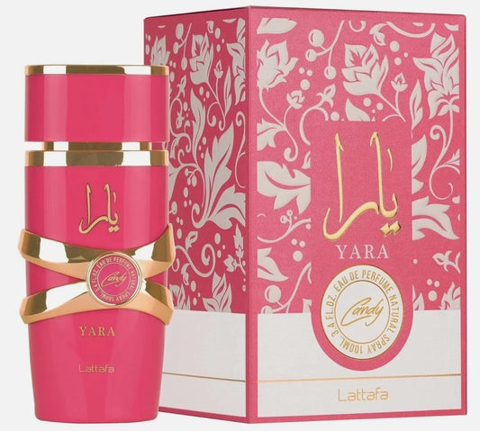 Lattafa Perfumes Yara Candy Eau de Parfum for Women 100ml / 3.4oz Pink